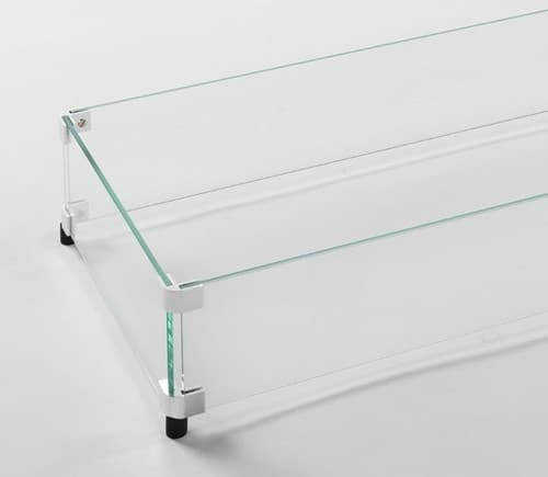 Outdoor Great Room Company 12" X 96" Linear Tempered Glass Wind Guard (GG-1296)