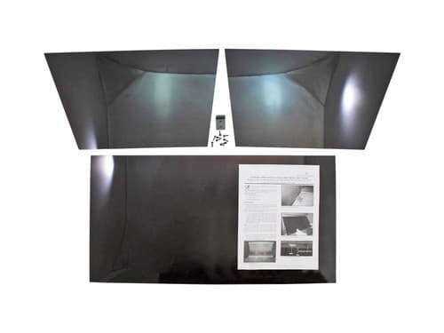 Heat N Glo Reflective Ceramic Glass Refractory - Black (GLASS750-LINER)