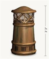 European Copper Chimney Pot (H8464)
