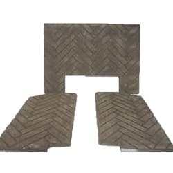 Kingsman & Marquis 3 Piece Refractory Fiber Brick Liner - Herringbone (HB36RLH)
