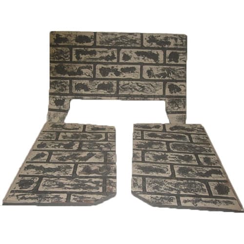Kingsman & Marquis 3 Piece Fiber Brick Liner 2 - Traditional (IDV36RLT)