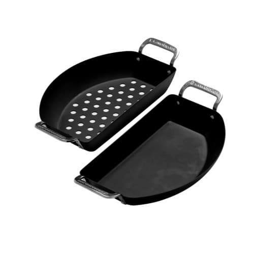 Kamado Joe Karbon Steel Half-Moon Pan Set (KJ15124822)