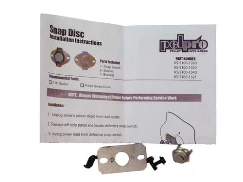 PelPro Convection Fan Limit Switch - F140 (KS-5100-1320)