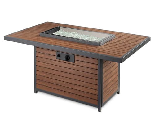 Kenwood Rectangular Chat Fire Table (KW-1224-19-K)