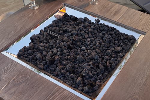 Outdoor Great Room Company Black Lava Rock for Burners (LAVA-BLK)
