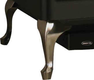 Quadra-Fire Queen Anne Legs - Satin Nickel (LEGS-QANL)