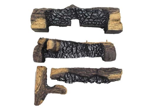 Kingsman Gas Log Set Kingsman 24" Fiber Oak Log Set (LOGF24)
