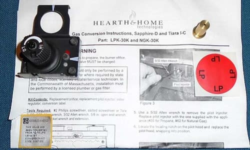Heat N Glo & Quadra-Fire Conversion Kit - LP (LPK-30K)