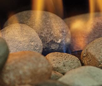 Heat N Glo Cosmo Large Multi-Colored Fiber Stone Media (MEDIA-STONES-2)