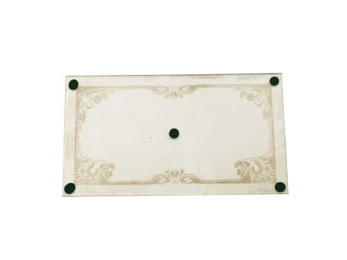 MagnuM Etched Glass - Rose Border (MF3558)