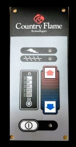 Country Flame & MagnuM NPS-1005-N Control Board Faceplate (RP2017)