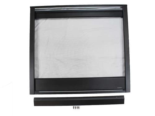 Heatilator Inside Fit Front with Screen - Simon (SIM-36C-BK)
