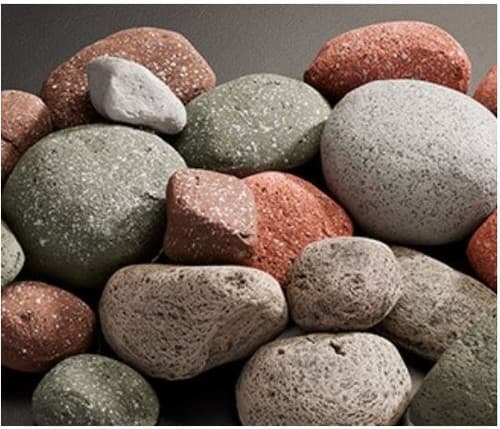 Heat N Glo MEZZO River Rock Stone Set (STONES-36)