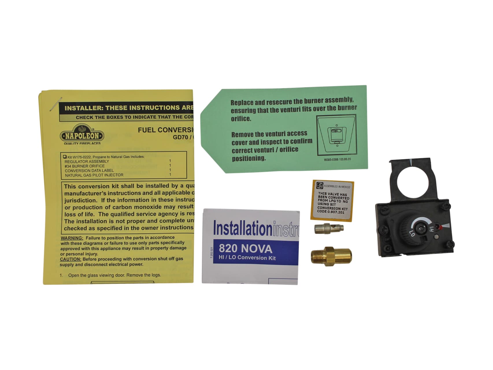 Napoleon GD70 STARfire Bevelled Trim Kit - Polished Brass (TB338PB)