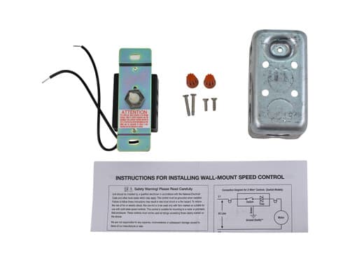 IHP Fan Control w/ Wall Plate (VRUW)