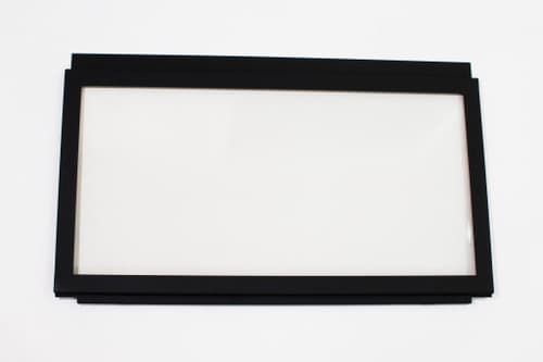 Napoleon Latch Type Door with Glass & Gasket - Black (W010-1642)