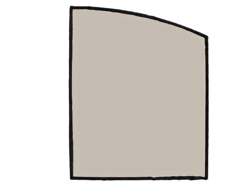 Napoleon BGD40 End Glass with Gasket (W300-0057-SER)