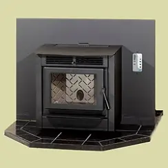 Hudson Hudson River Stove Works 23 Inch Davenport Pellet Stove Fireplace Insert