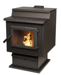 True North TN40 Series Pellet Stove with Pedestal