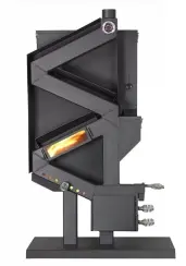 US Stove 24 Inch Wiseway GW1949 Gravity-Fed Non-Electric Pellet Stove