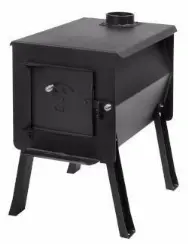 England Stove Works Grizzly Portable Small Wood Burning Camp Stove
