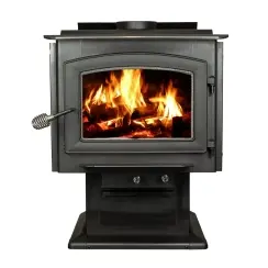 US Stove 24 Inch Ashley AW3200E Pedestal Wood Burning Stove