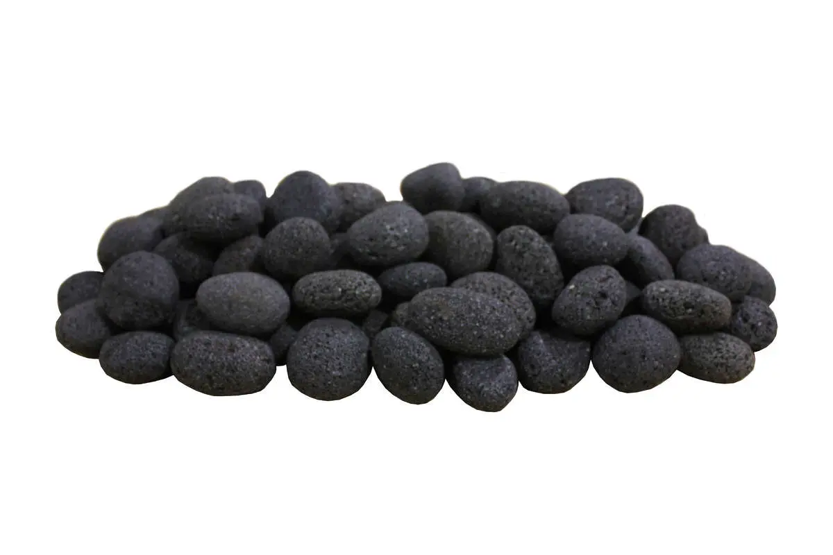 Firegear 1 1/2 Inch to 2 Inch Rolled Lava Stones view 2