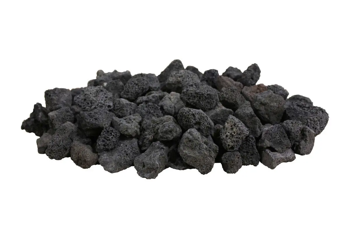 Firegear 1 to 2 Inch Black Lava Rocks - 10 lbs view 2