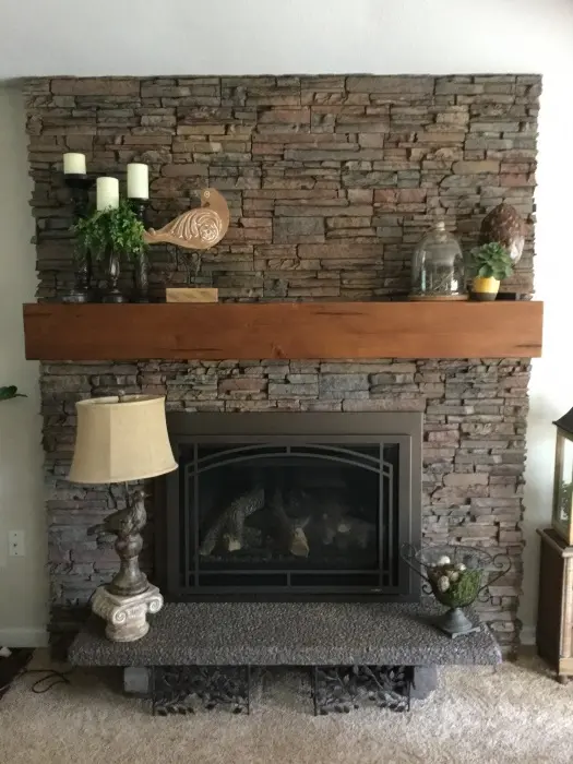 Pearl Mantels 496 Lexington Wooden Fireplace Mantel Shelf view 3