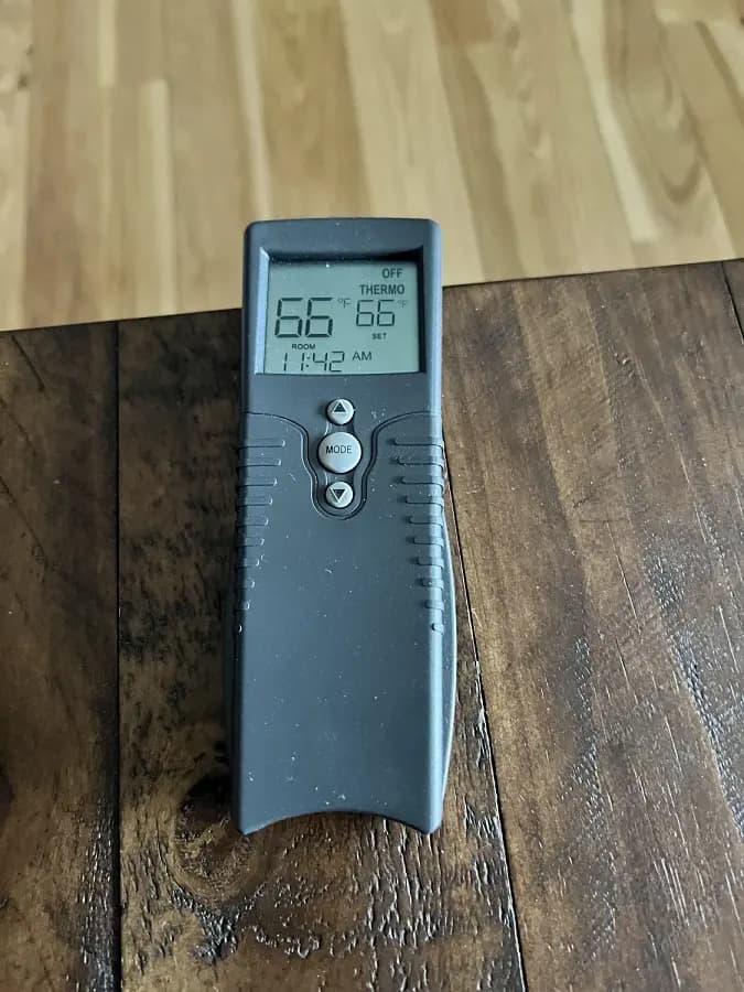 Empire Thermostat Control Remote view 3