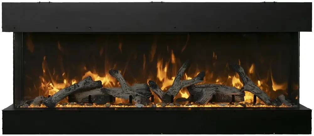 Amantii 44 Inch Tru View XL Bay Front Smart Electric Fireplace