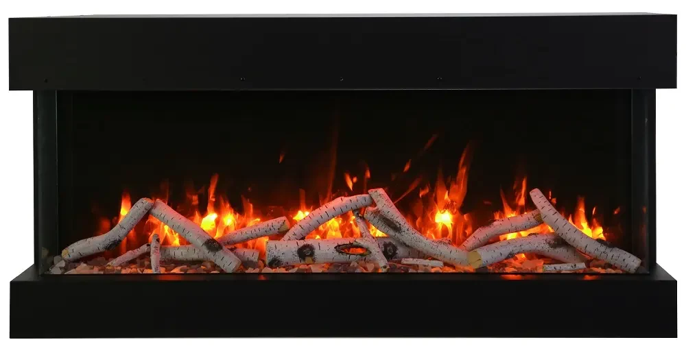 Amantii 50 Inch Tru-View Slim Built-In Smart Linear Electric Fireplace