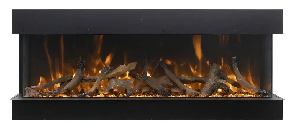 Amantii 72 Inch Tru-View XL Built-In Smart Electric Linear Fireplace