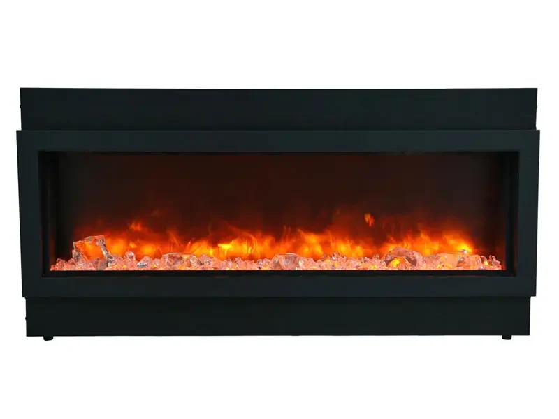 Amantii 72 Inch Panorama Deep Built-In Smart Electric Linear Fireplace