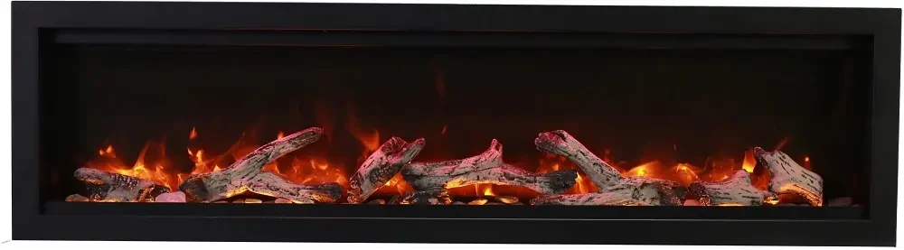 Amantii 63 Inch Symmetry Bespoke Built-In or Wall-Mount Smart Electric Fireplace