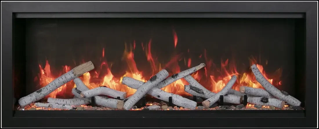 Amantii Symmetry Bespoke Xtra Tall 75 Inch Wall Mount Electric Fireplace