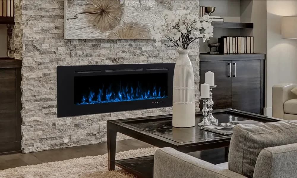 Modern Flames 60 Inch Challenger Electric Wall Mounted Fireplace
