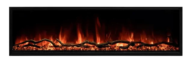 Modern Flames 56 Inch Landscape Pro Slim Electric Linear Fireplace