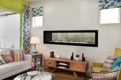 Napoleon 60 Inch Trivista Bay Front Electric 3 Sided Fireplace