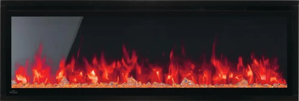 Napoleon 50 Inch Entice Wall Mount or Built-In Linear Electric Fireplace