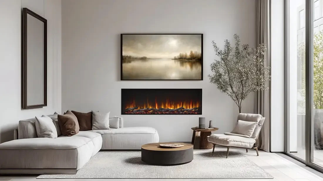 Simplifire 43 Inch Scion Linear Electric Fireplace