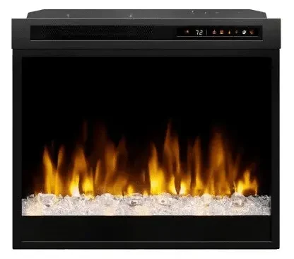Dimplex Dimplex 33 Inch Multi-Fire XHD Linear Electric Fireplace Insert with Fire Glass Kit