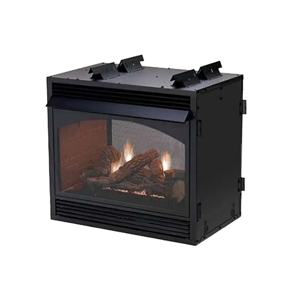 Empire 36 Inch Vail Premium Vent Free Propane Gas See-Through Fireplace