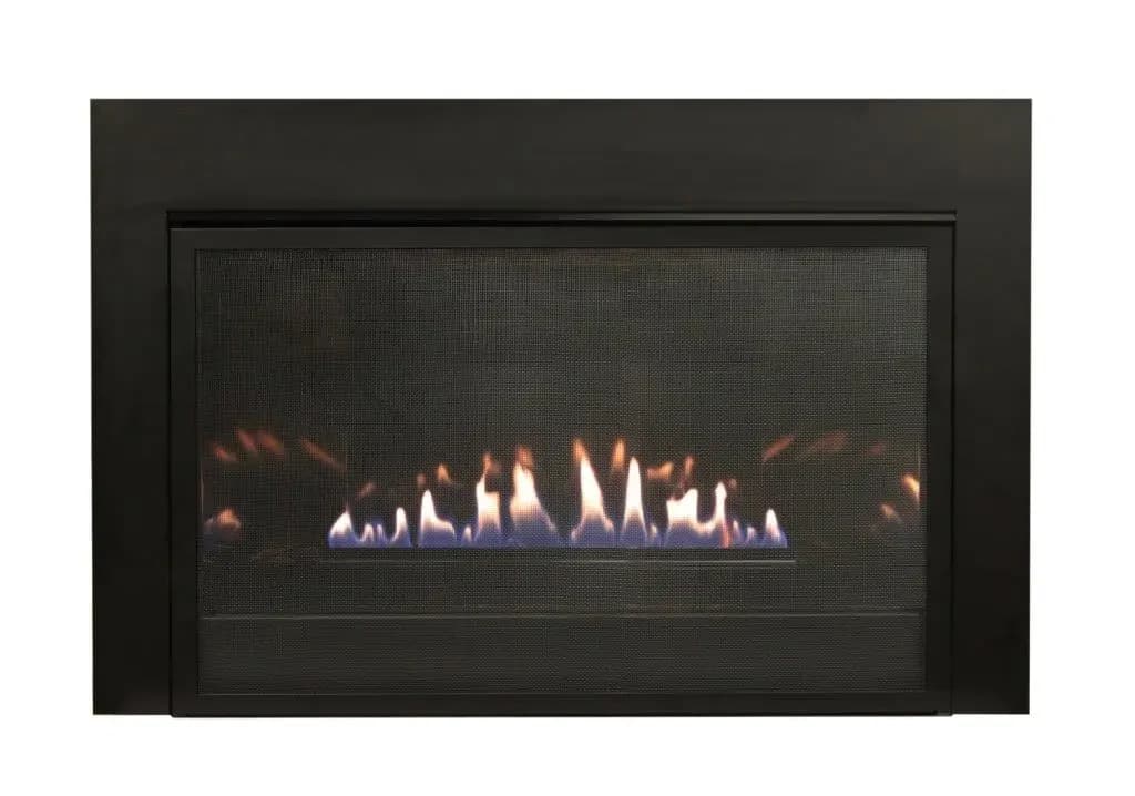 Empire 28 Inch Loft Vent Free Gas Fireplace Insert/Fireplace with Millivolt Pilot - 10 - 000 BTUs (Modern)