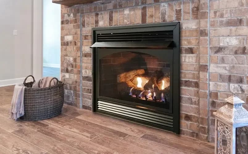 Empire 36 Inch Vail Unvented Fireplace with Blower - Millivolt
