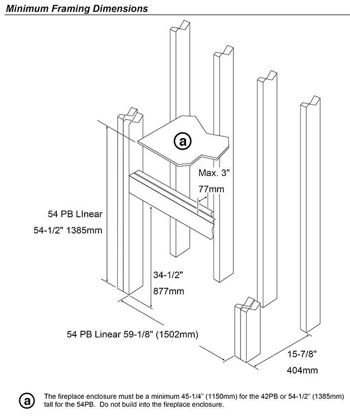Fireplace Xtrordinair ProBuilder 54 Linear Gas Fireplace view 2