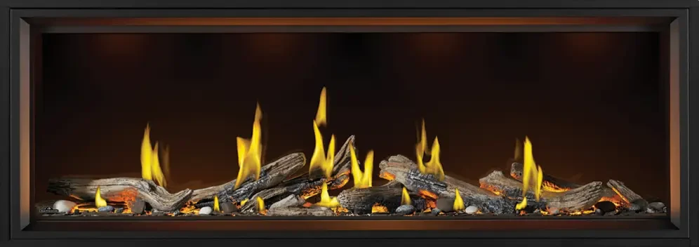 Napoleon 74 Inch Tall Linear Vector Direct Vent Electronic Ignition Gas Fireplace
