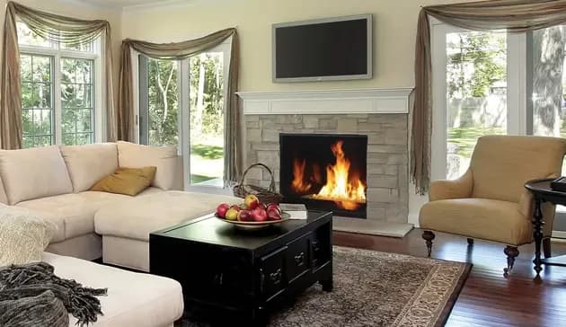 Superior DRC6340 Signature Series 40 Inch Top Vent Fireplace with Fire Glass and SIT Pro Flame II Control System