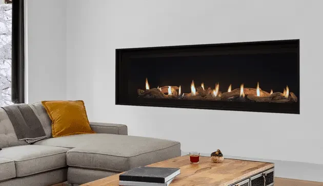 Superior 84 Inch DRL4000 Linear Direct Vent Gas Fireplace - IPI Ignition