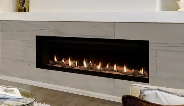 Superior 72 Inch DRL6000 Linear Direct Vent Natural Gas Fireplace - IPI Ignition